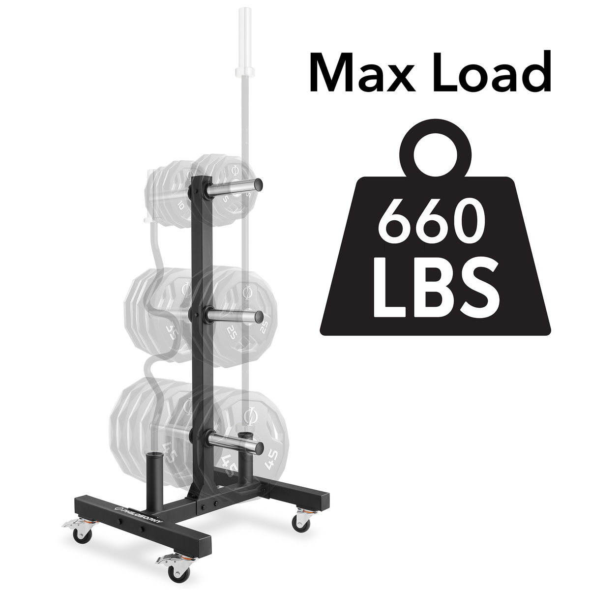 Olympic weight plate online storage rack