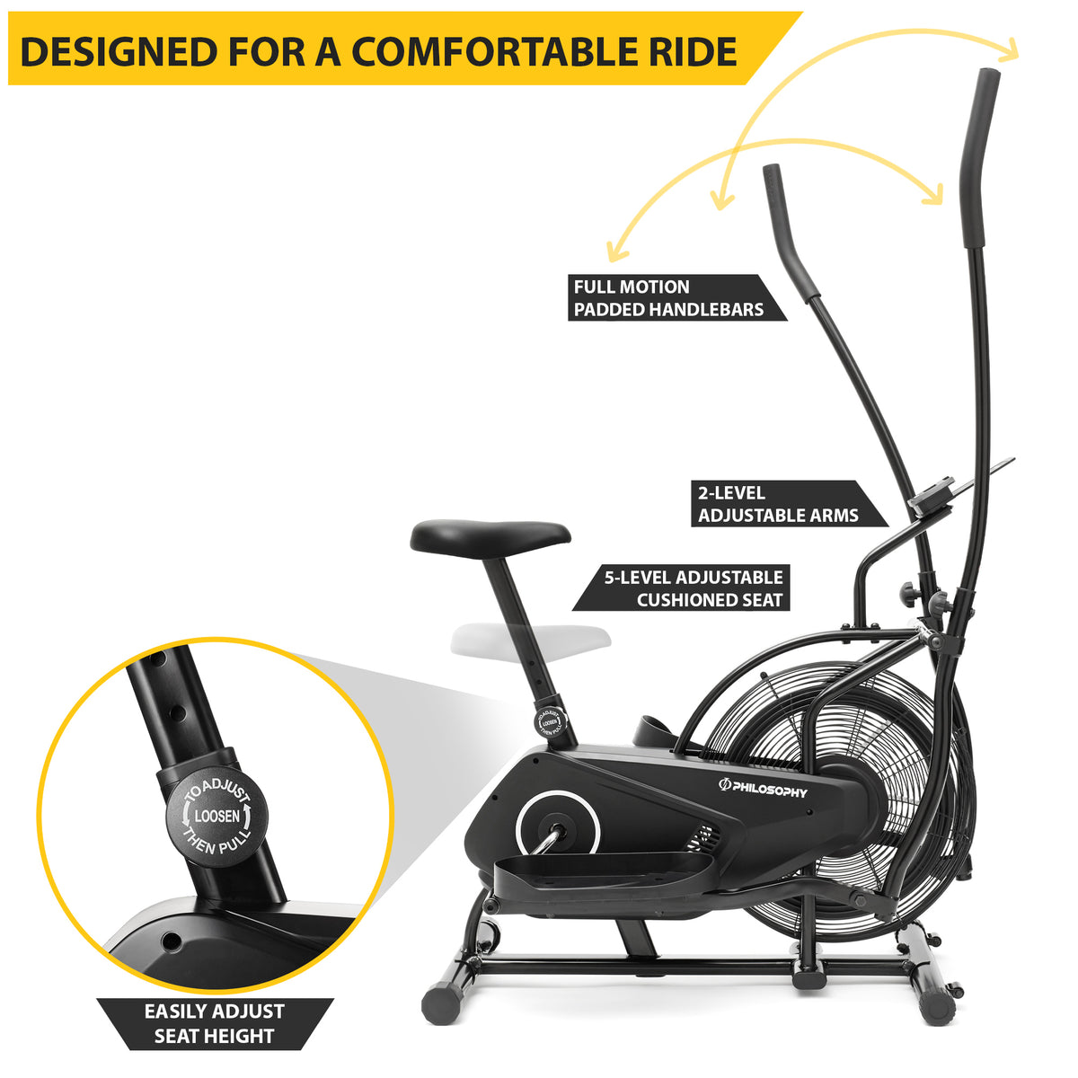 upright fan exercise bike