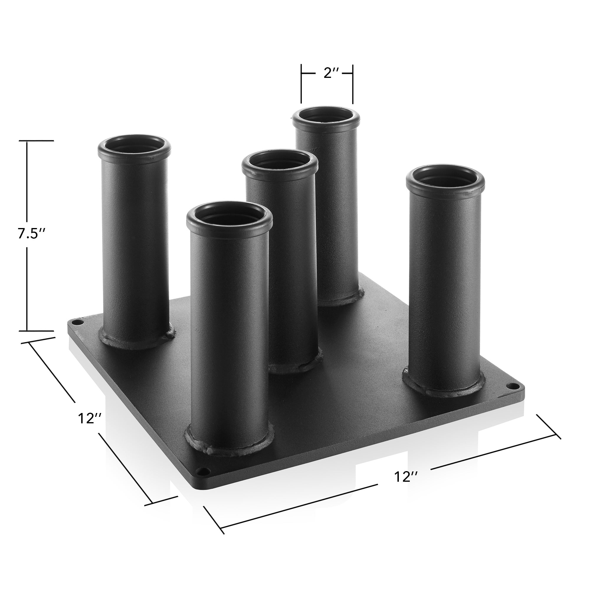 Weight Bar Rotating Barbell Floor Rack Holds 10 Olympic Bars