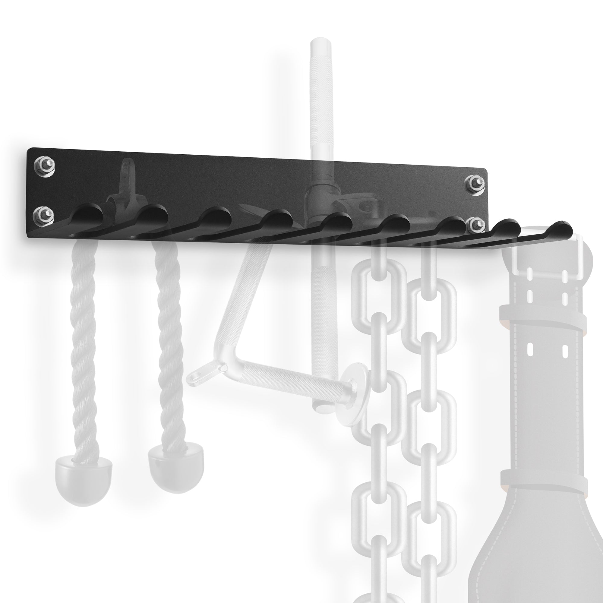 Accessory Rack Organizer - 9 Prong - Wall Mounted Multi-Purpose Storag ...